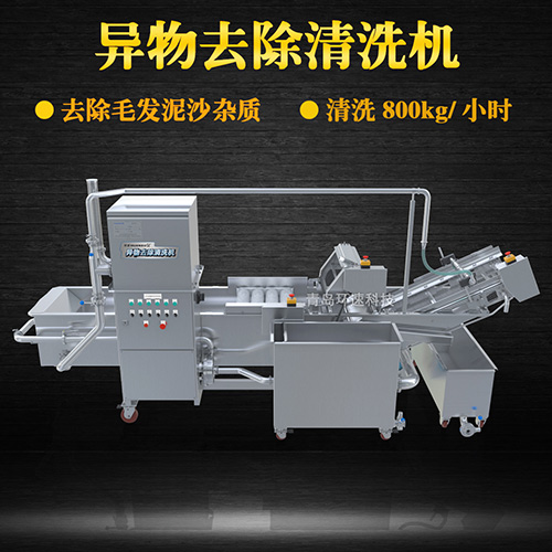 果蔬物料清洗機(jī)，氣泡清洗，清洗800kg小時(shí)